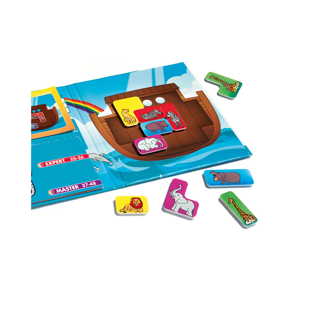 Smart Games Noahs Ark Magnetic Puzzle Travel Game - Image 3