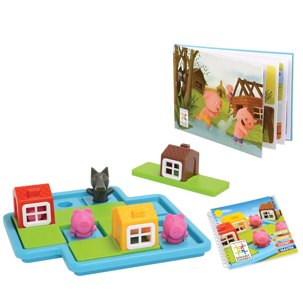 Smart Games Three Little Piggies Puzzle Game - Image 2