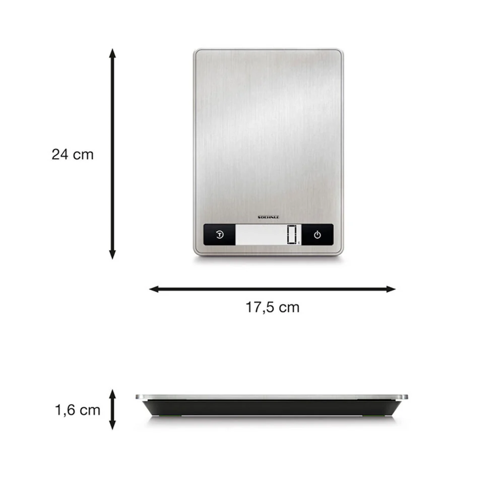 Soehnle Page Profi 200 Digital LCD Kitchen Food Scale Measure/Weighing 15kg - Image 2