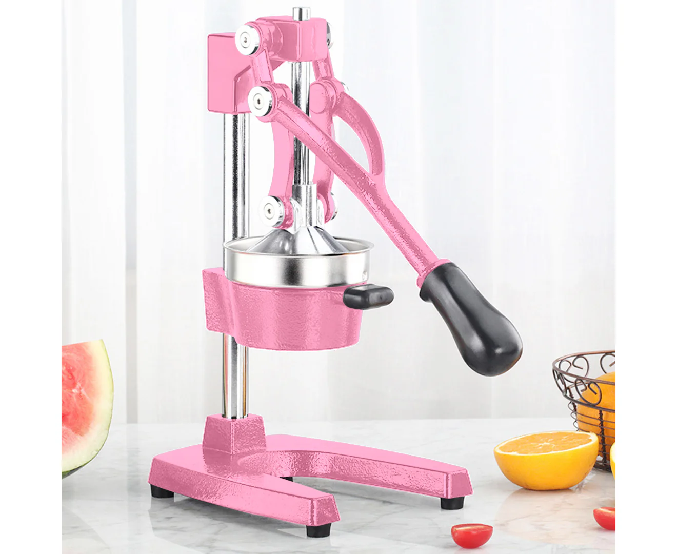 SOGA Commercial Manual Juicer Hand Press Extractor Squeezer (Pink) - Image 2