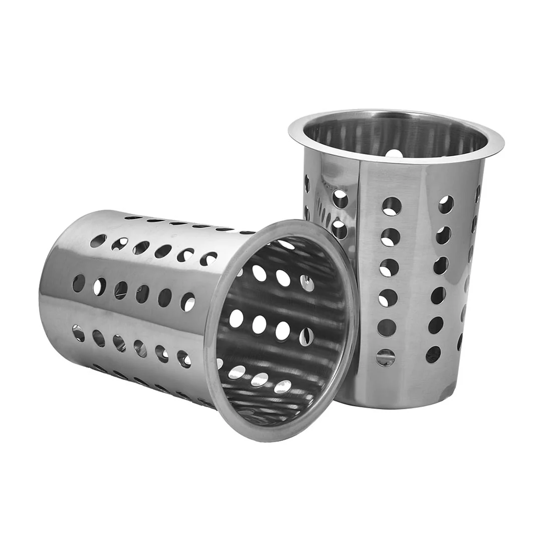 SOGA Stainless Steel 4 Hole Conical Cutlery Holder (18/10) - Image 6