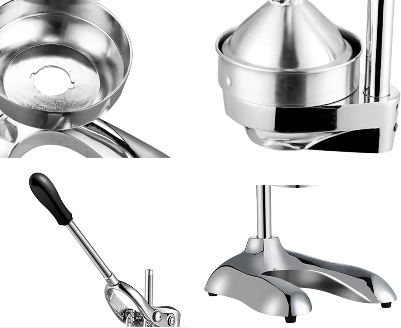 Soga Stainless Steel Manual Fruit Juicer (Silver) - Image 6