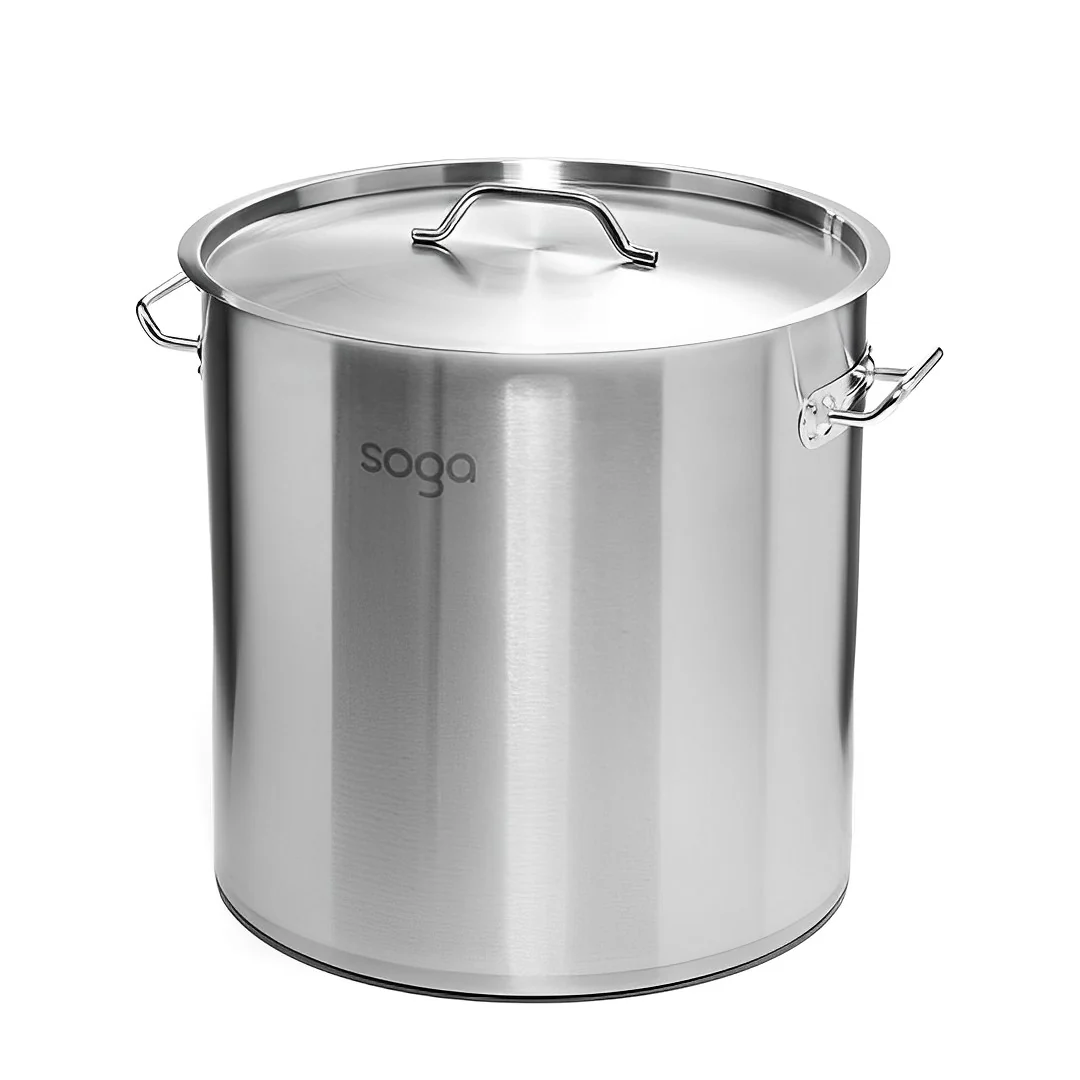 SOGA Top Grade Stainless Steel Stockpot 25L 18/10