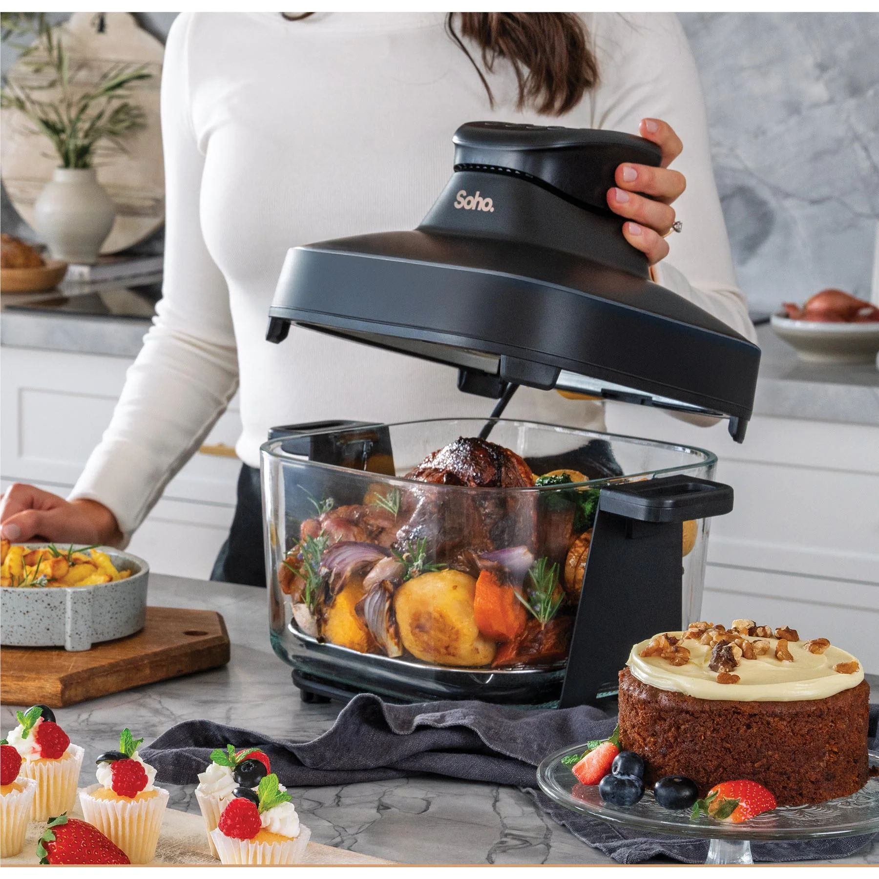 Soho Crystal 6L Glass Air Fryer - Image 11