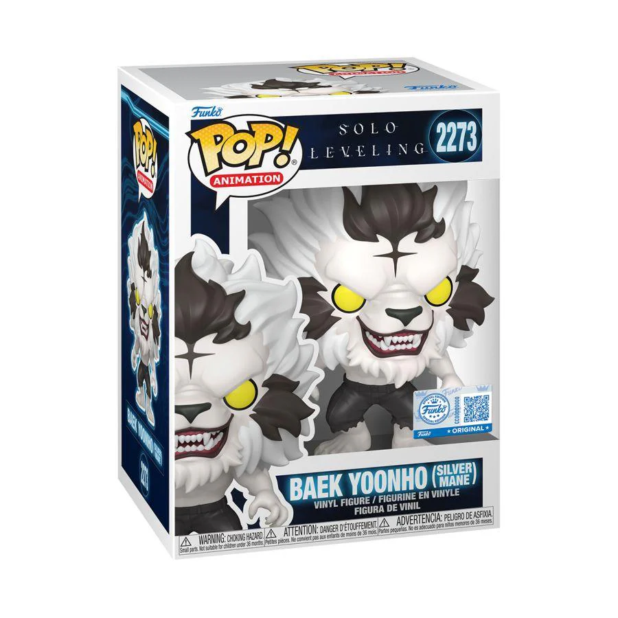 Solo Leveling - Baek Yoonho (Silver Mane) Pop! Vinyl - Image 2