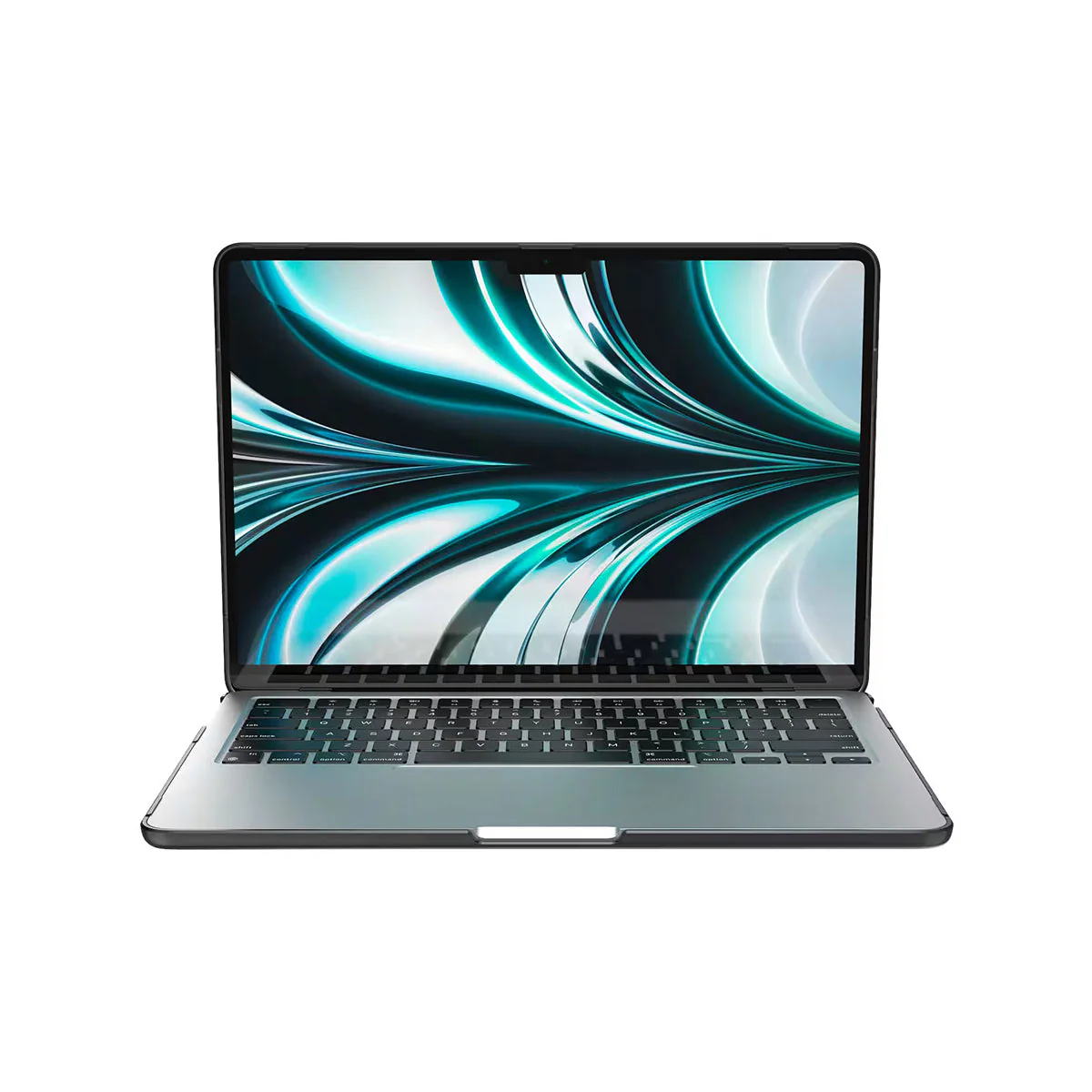 Speck Smartshell Case for MacBook Air 13" (M4/M3/M2) (Obsidian Black - Smoke) - Image 4