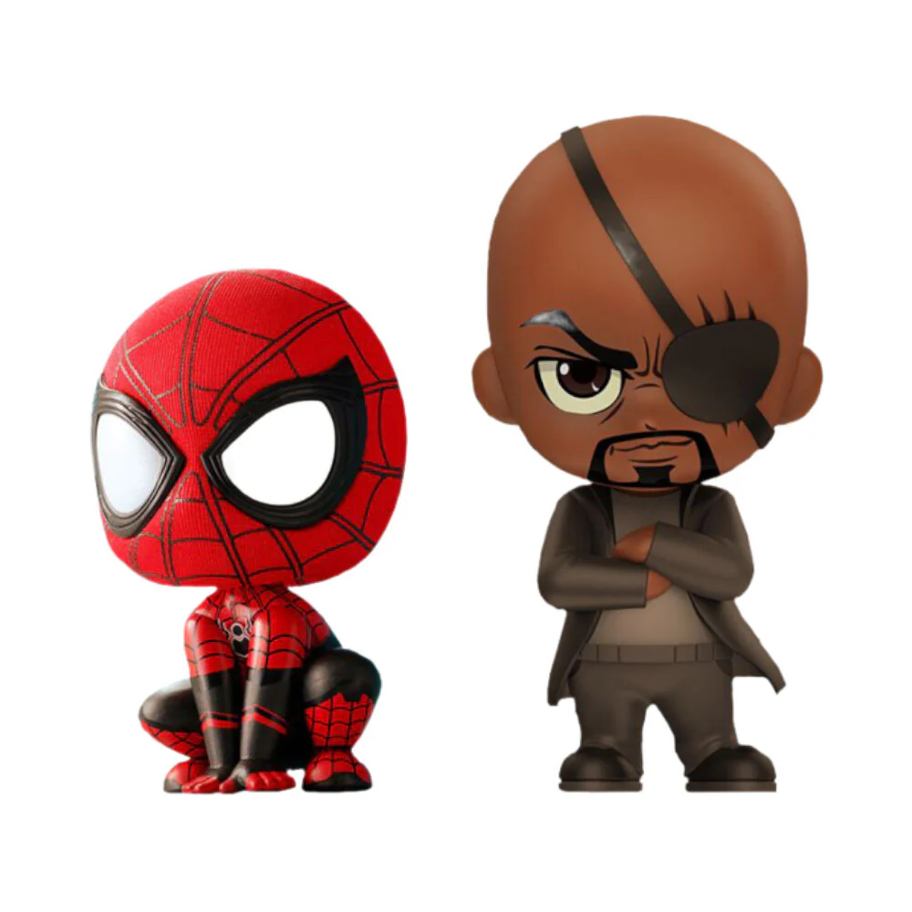 Spider-Man Far From Home Spiderman/Nick Fury Cosbaby Figures 2-Pieces - Image 3