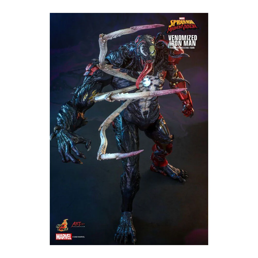Spider-Man Maximum Venom Venomized Iron Man 1:6 Scale Collectable - Image 4