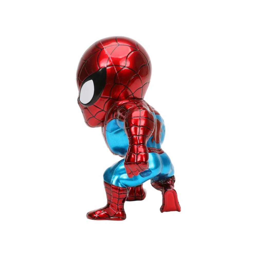 Spider-Man Ultimate 6" Diecast Metal Action Figure Collectible Statue (Red) - Image 3