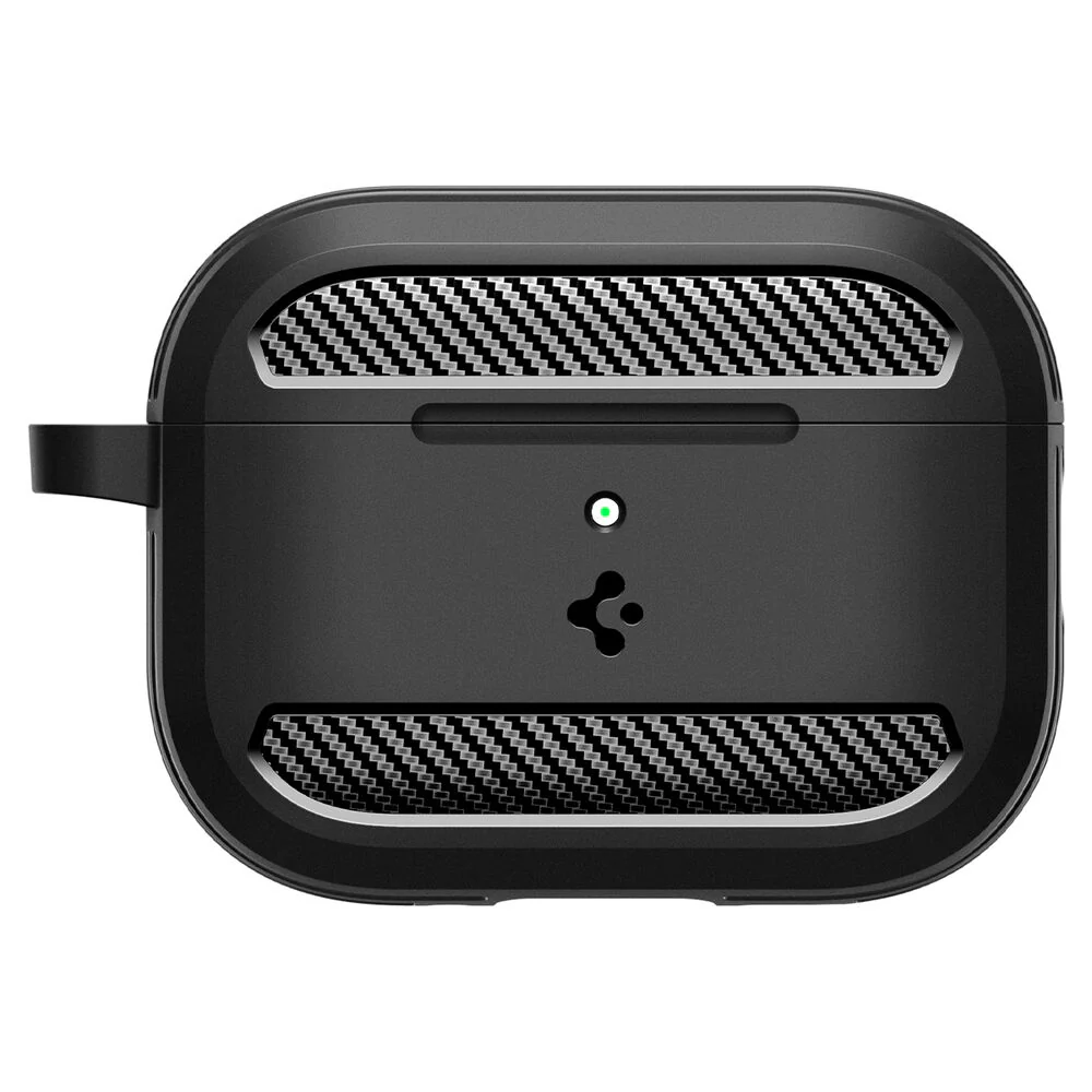 Spigen AirPods Pro 3 Rugged Armor Case (Black) - Image 2