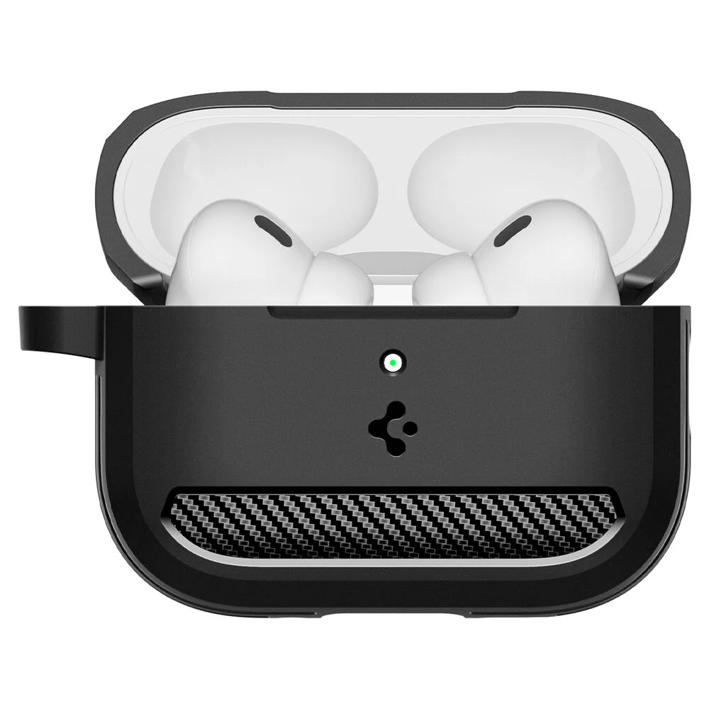 Spigen AirPods Pro 3 Rugged Armor Case (Black) - Image 3