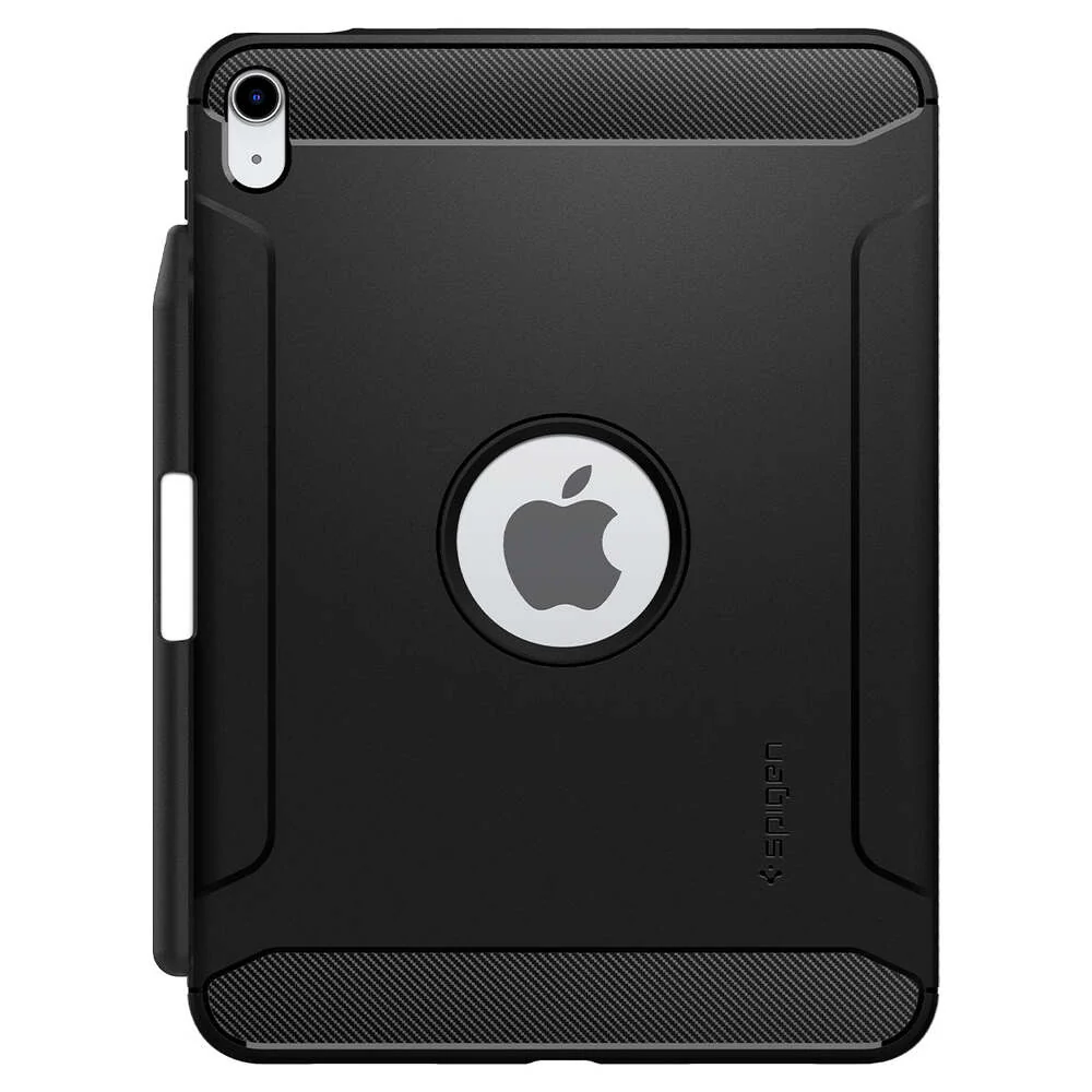 Spigen Apple iPad 10.9 2022 Rugged Armor Case - Black - Image 2