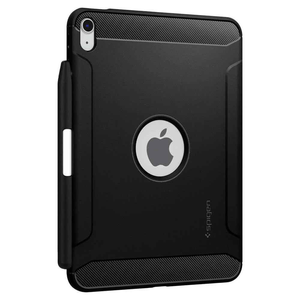 Spigen Apple iPad 10.9 2022 Rugged Armor Case - Black - Image 5