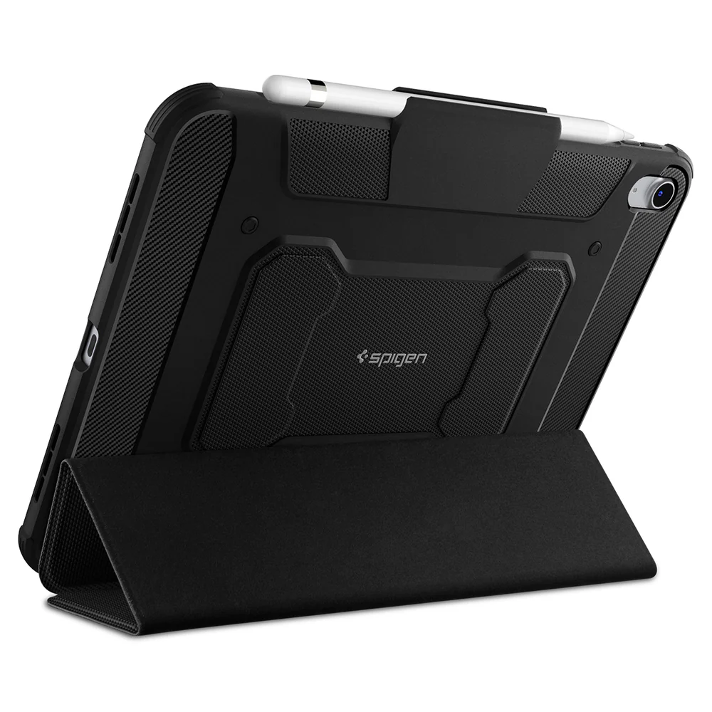 Spigen Apple iPad 10.9 2022 Rugged Armor Pro Case - Black - Image 4
