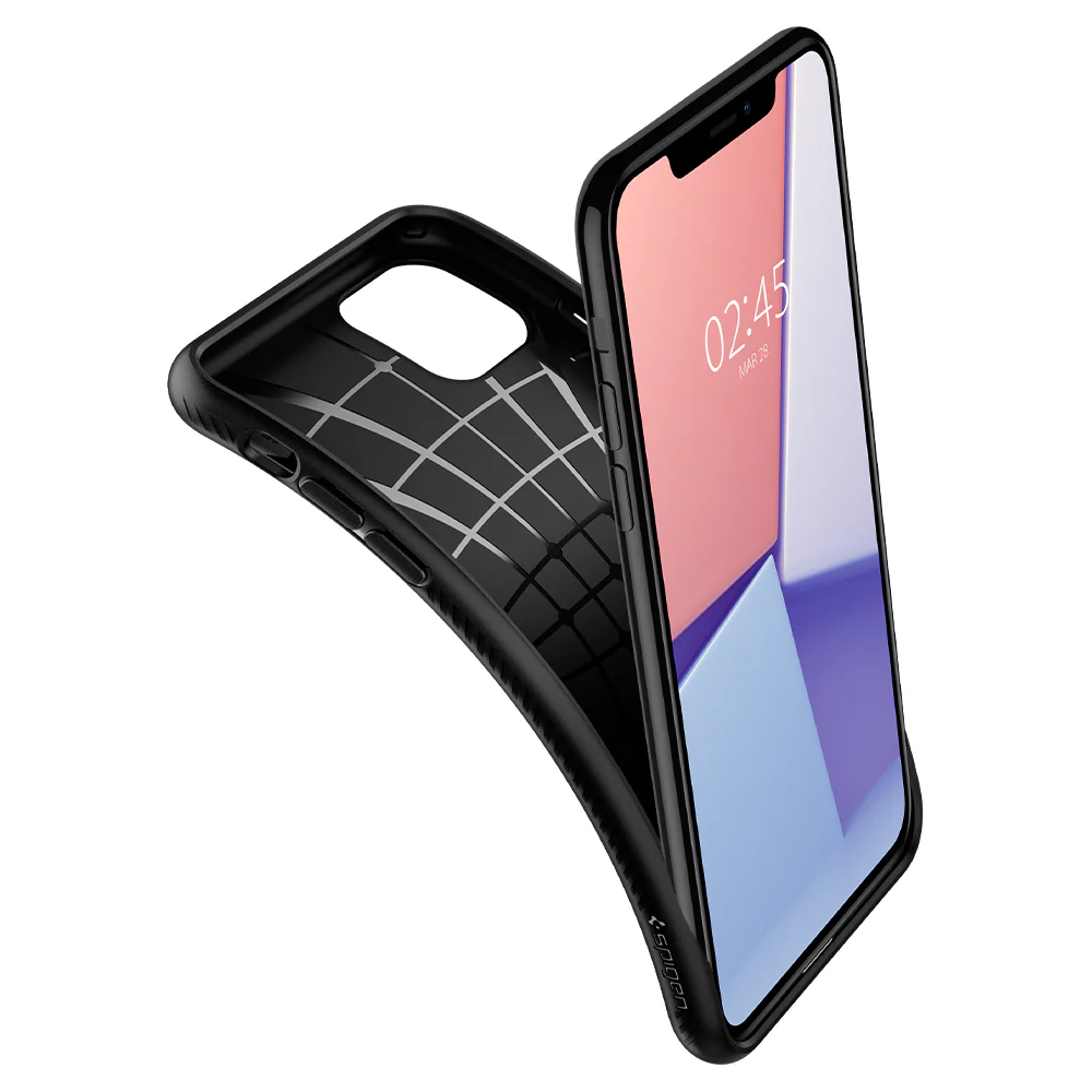 Spigen Apple iPhone 11 Liquid Air Case - Black - Image 5
