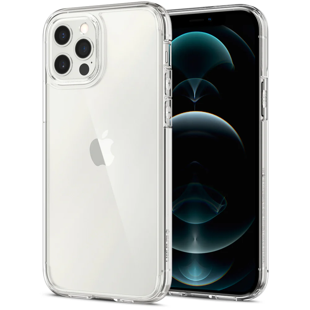Spigen Apple iPhone 12 / 12 Pro Ultra Hybrid Case - Clear - Image 3