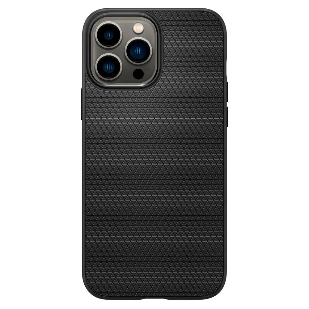 Spigen Apple iPhone 13 Pro Max Liquid Air Case - Black - Image 2