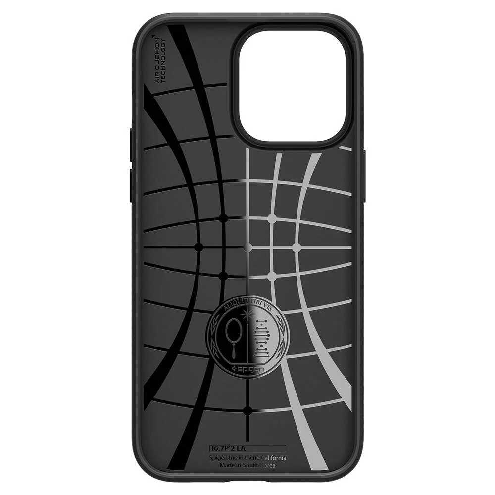 Spigen Apple iPhone 14 Pro Max Liquid Air Case - Black - Image 5