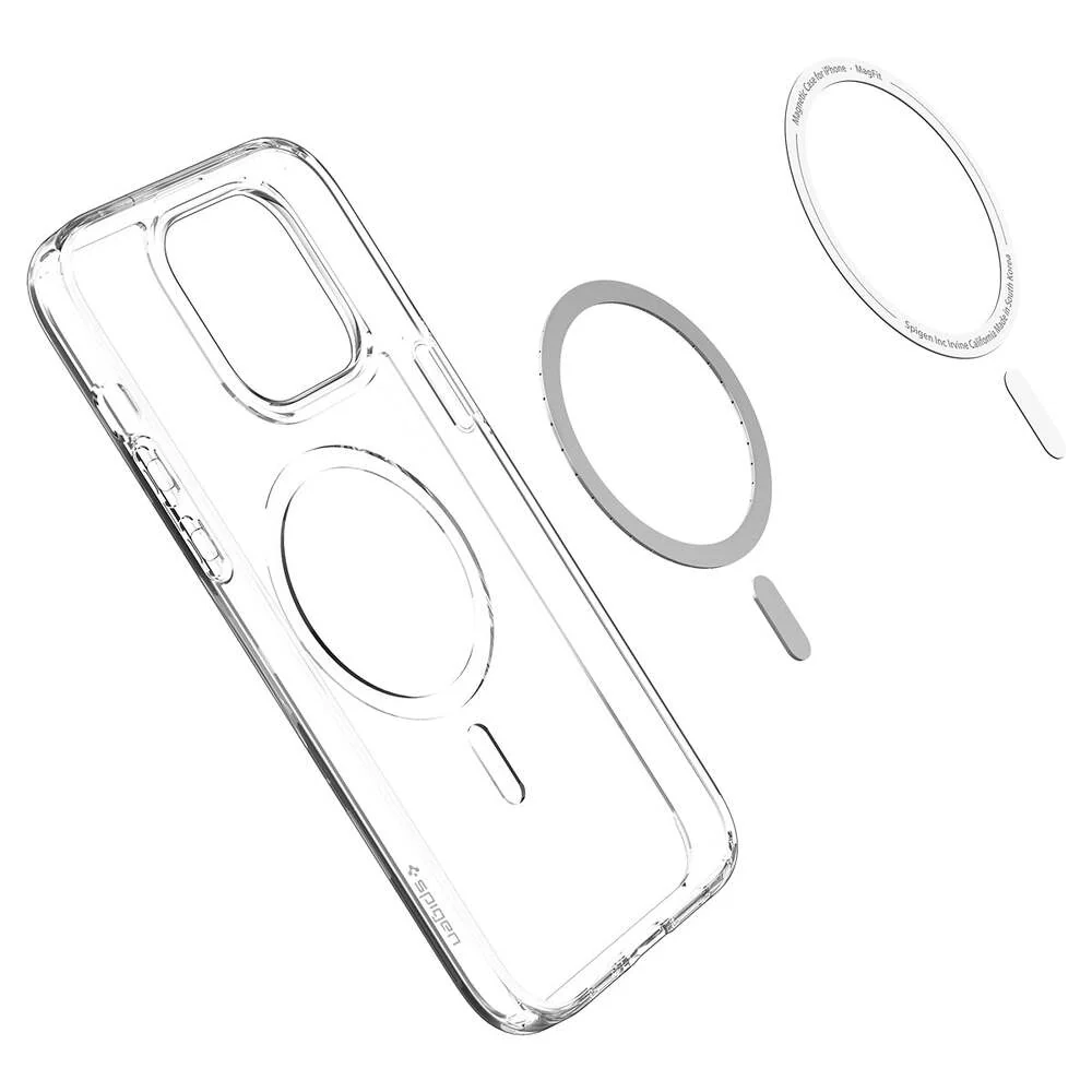 Spigen Apple iPhone 14 Pro Max Ultra Hybrid Mag (MagFit) Case - White - Image 4