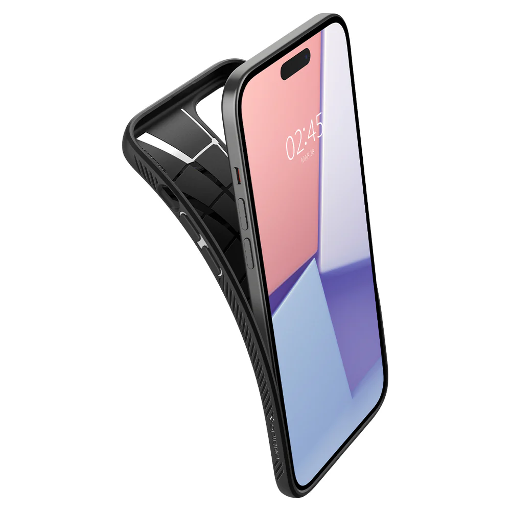 Spigen Apple iPhone 15 Plus Liquid Air Case - Black - Image 6