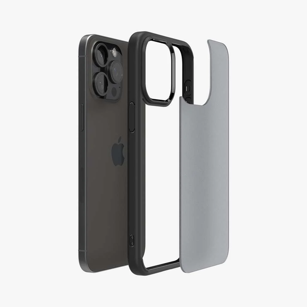 Spigen Apple iPhone 15 Pro Max Ultra Hybrid Case - Frost Black - Image 6