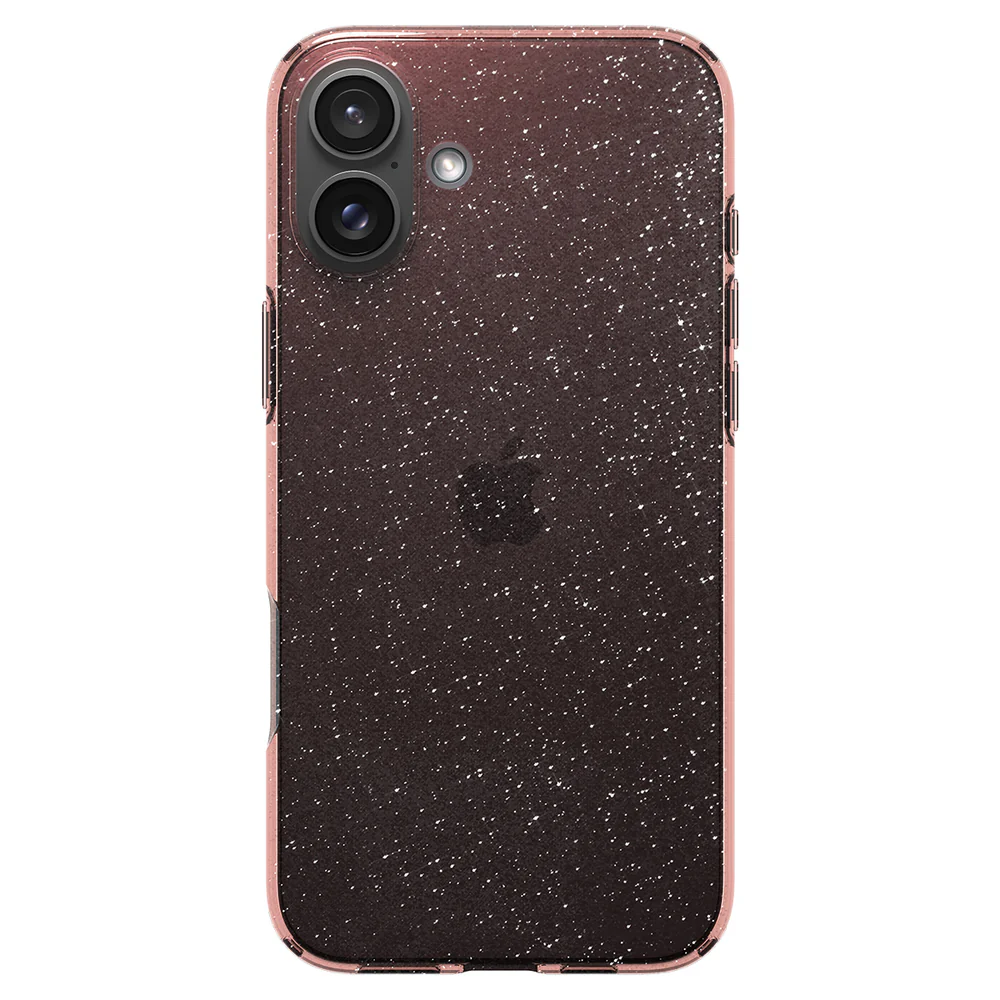 Spigen Apple iPhone 16 Liquid Crystal Glitter Case - Rose Quartz - Image 6