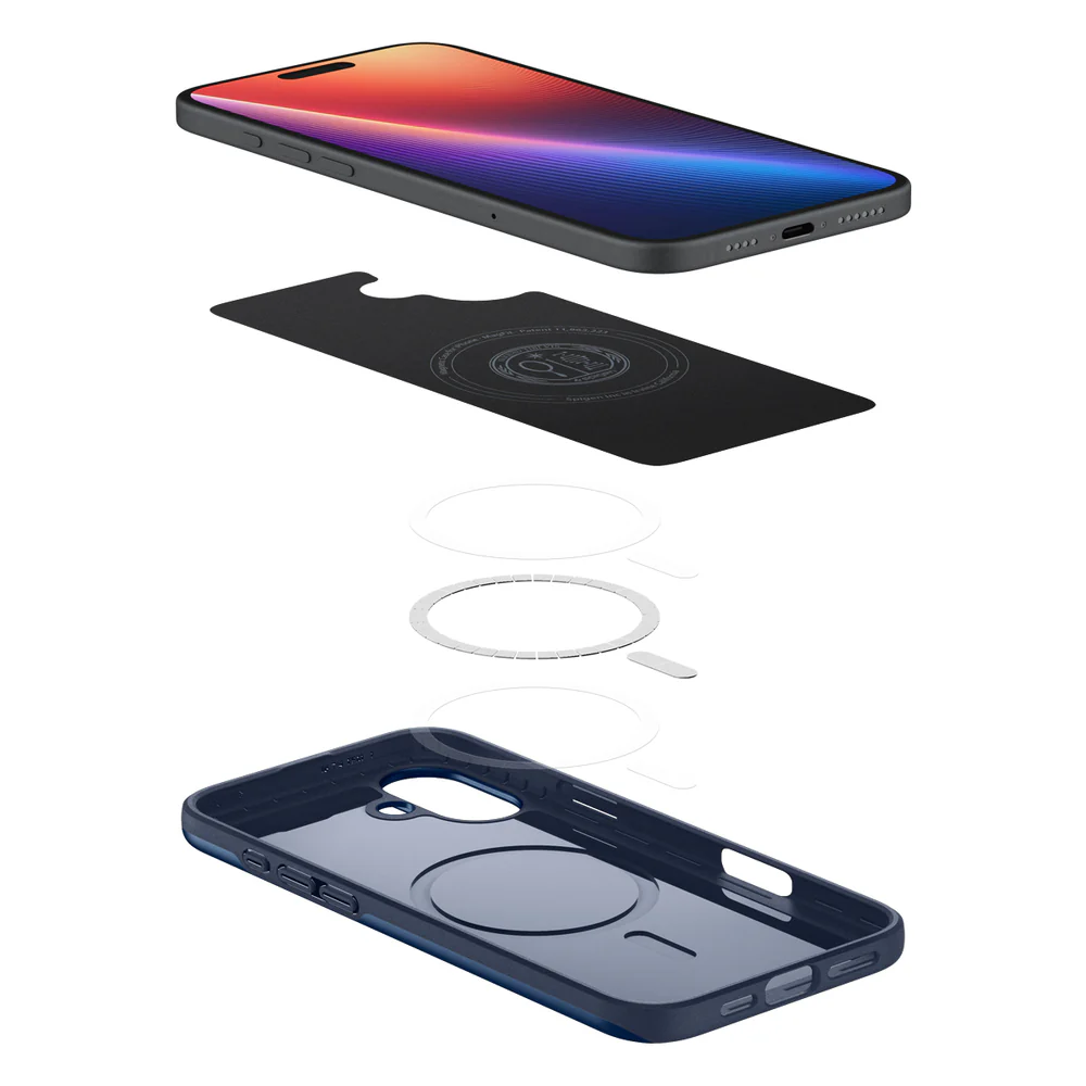 Spigen Apple iPhone 16 Plus Thin Fit (MagFit) Case - Navy Blue - Image 6