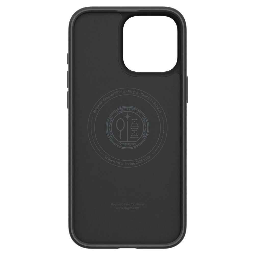 Spigen Apple iPhone 16 Pro Max Liquid Air T Camera Control Button Cover (MagFit) Case - Black - Image 2