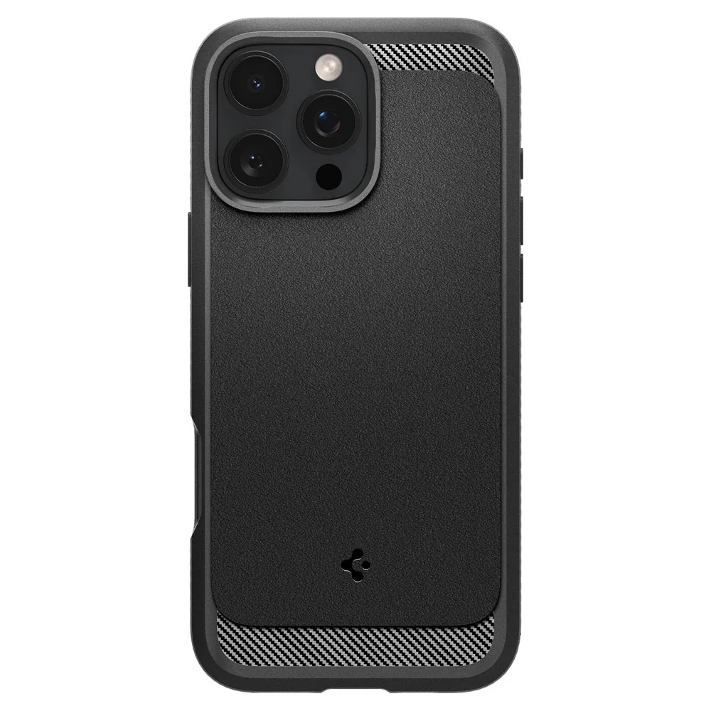 Spigen Apple iPhone 16 Pro Max Rugged Armor (MagFit) Case - Black - Image 3