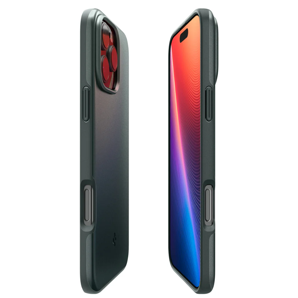 Spigen Apple iPhone 16 Pro Max Thin Fit (MagFit) Case - Abyss Green - Image 6