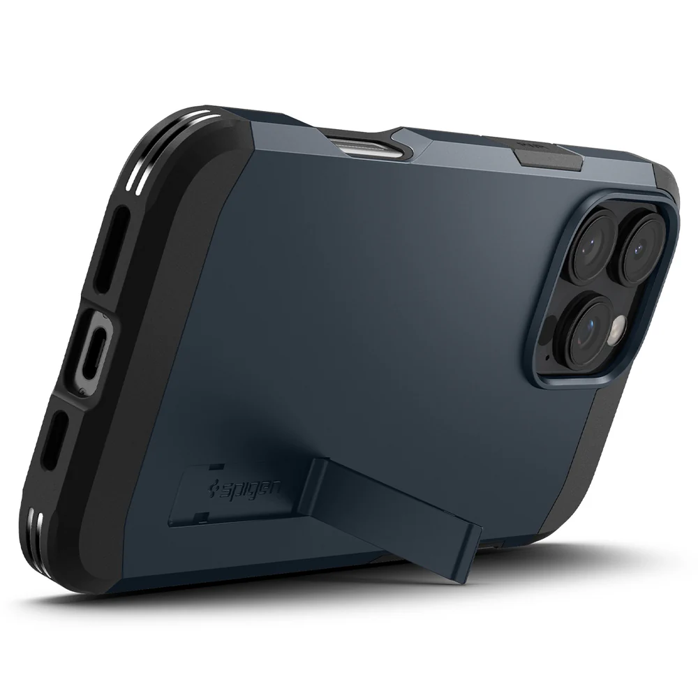 Spigen Apple iPhone 16 Pro Max Tough Armor (MagFit) Case - Metal Slate - Image 5