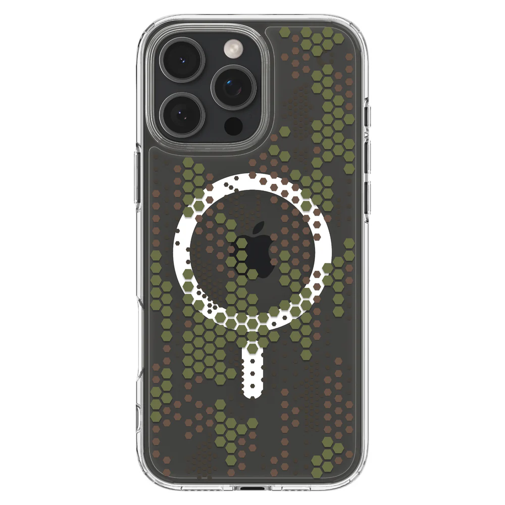 Spigen Apple iPhone 16 Pro Max Ultra Hybrid (MagFit) Case - Digital Camo - Image 3