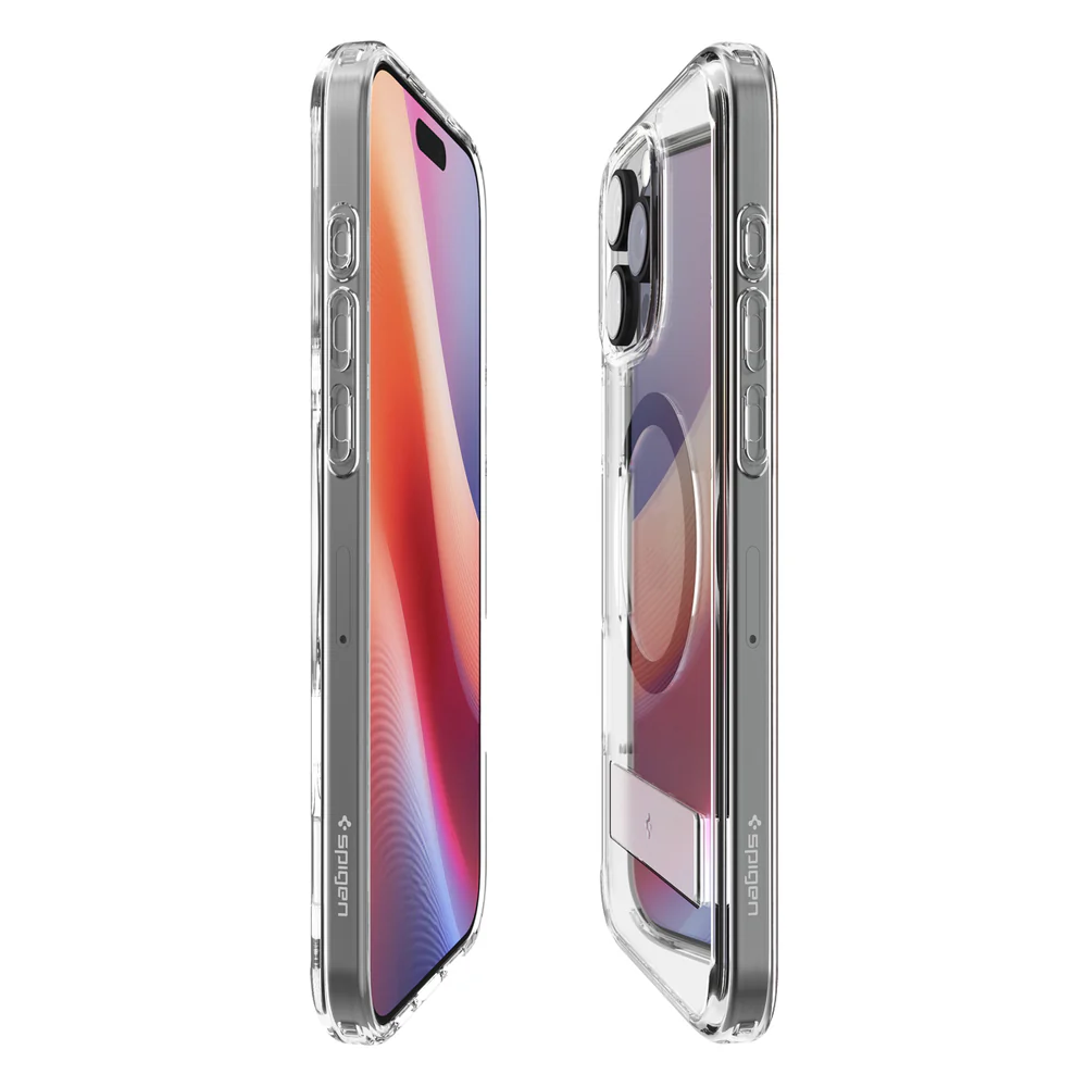 Spigen Apple iPhone 16 Pro Max Ultra Hybrid S (MagFit) Case - Clear Case / Graphite Ring - Image 5