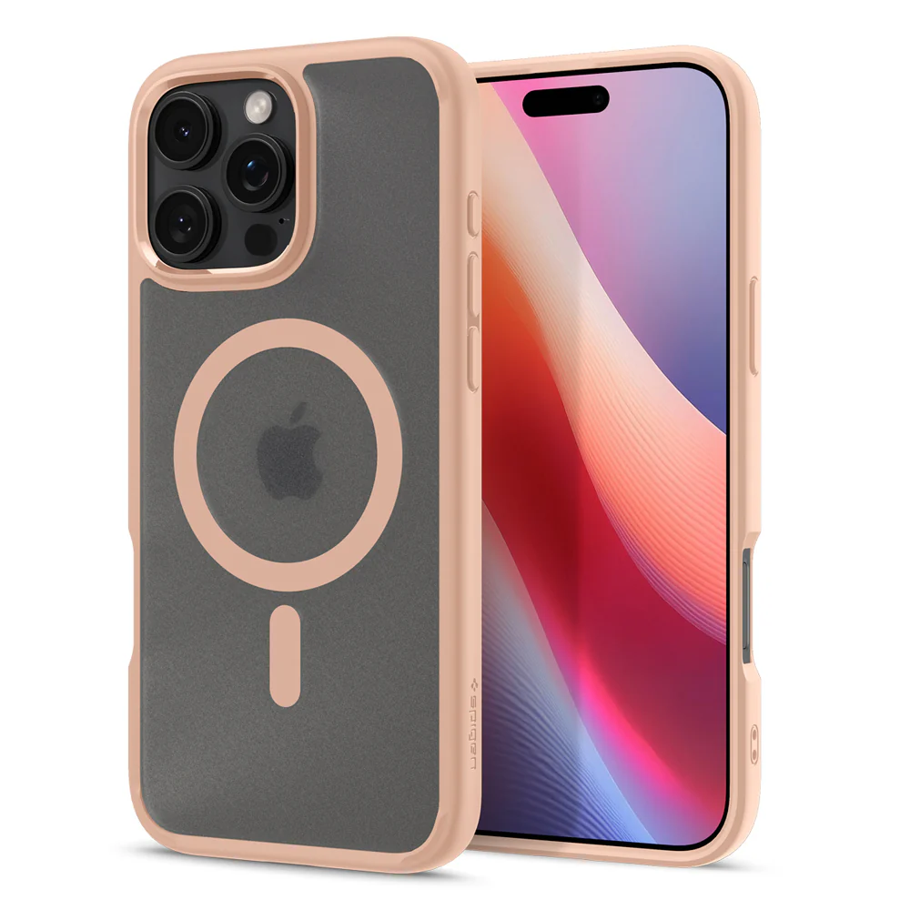 Spigen Apple iPhone 16 Pro Ultra Hybrid (MagFit) Case (Frost Rose Titanium) - Image 3