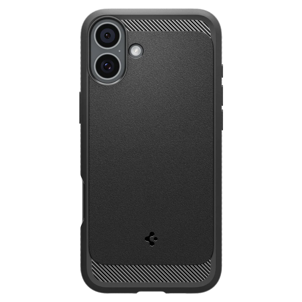Spigen Apple iPhone 16 Rugged Armor (MagFit) Case - Black