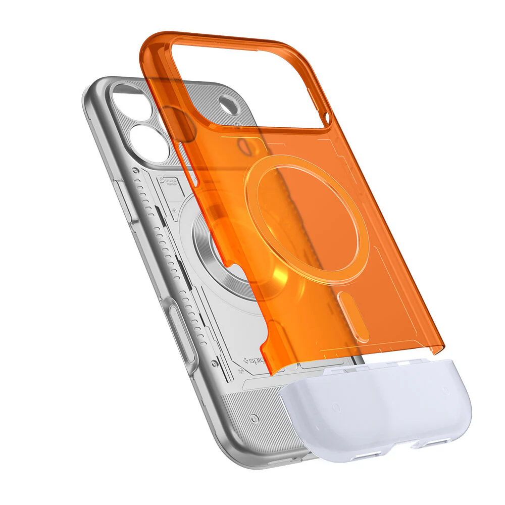 Spigen Apple iPhone 17 Pro Classic C1 (MagFit) Case - Tangerine - Image 5