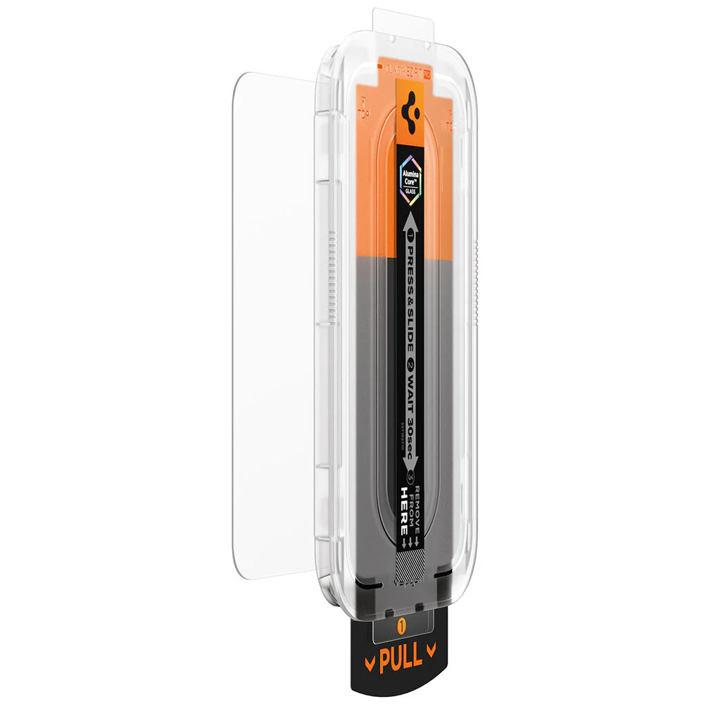 Spigen Apple iPhone 17 Pro Max GLAS.tR EZ Fit Pro 2PCS Glass Screen Protector - Clear - Image 4