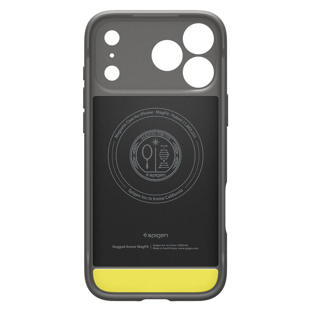 Spigen Apple iPhone 17 Pro Rugged Armor (MagFit) Case - Grey - Image 2