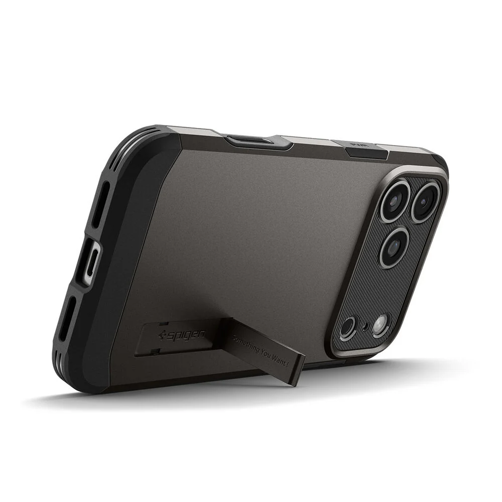 Spigen Apple iPhone 17 Pro Tough Armor T Camera Control Button Cover (MagFit) Case - Gunmetal - Image 4