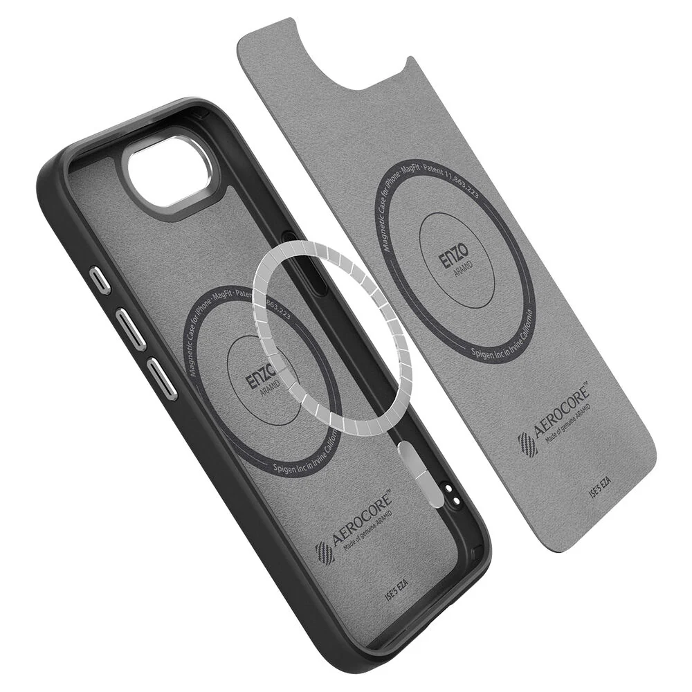 Spigen Apple iPhone 17e / 16e  Enzo Aramid (MagFit) Case - Black - Image 6