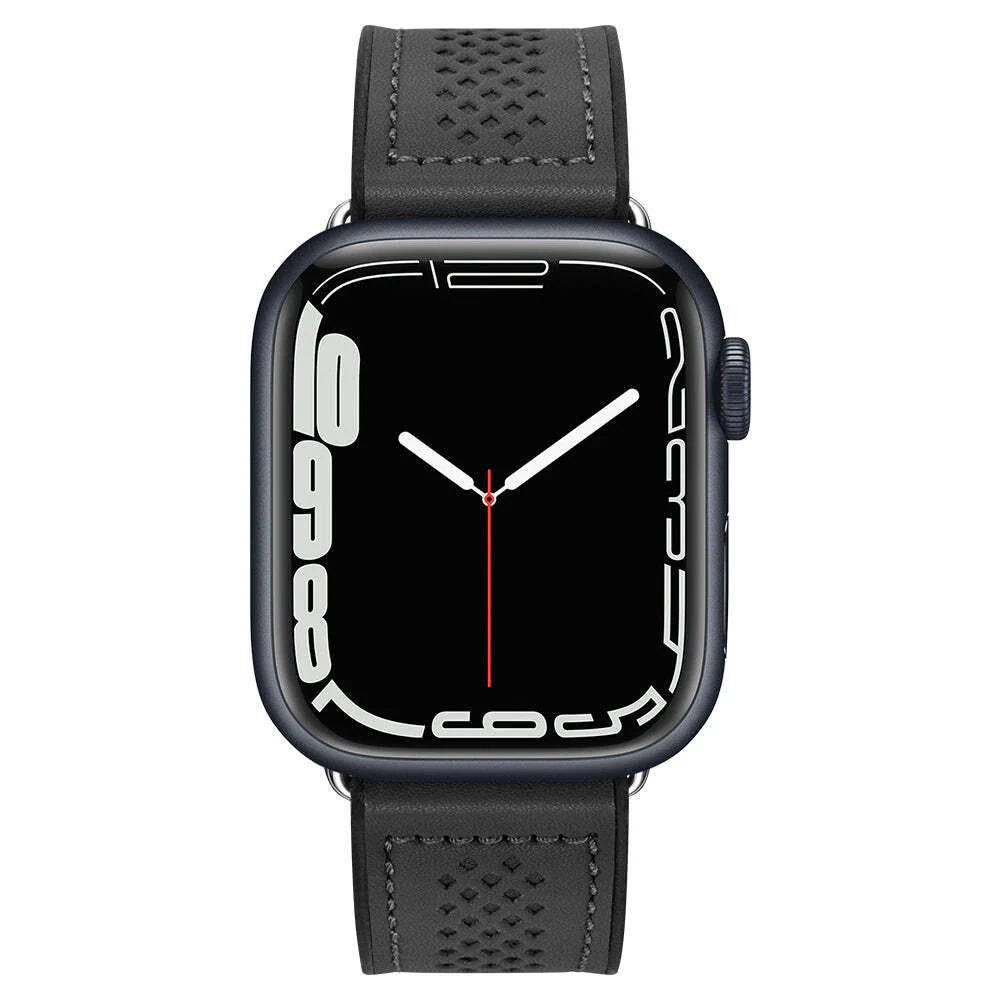 Spigen Apple Watch 41mm 40mm 38mm Retro Fit Wristband (Black) - Image 2