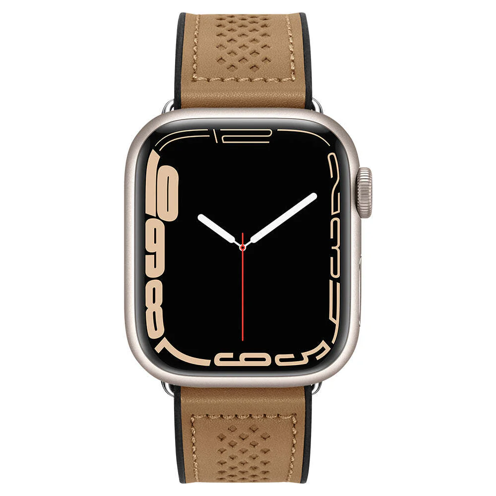 Spigen Apple Watch 41mm 40mm 38mm Retro Fit Wristband (Brown) - Image 2