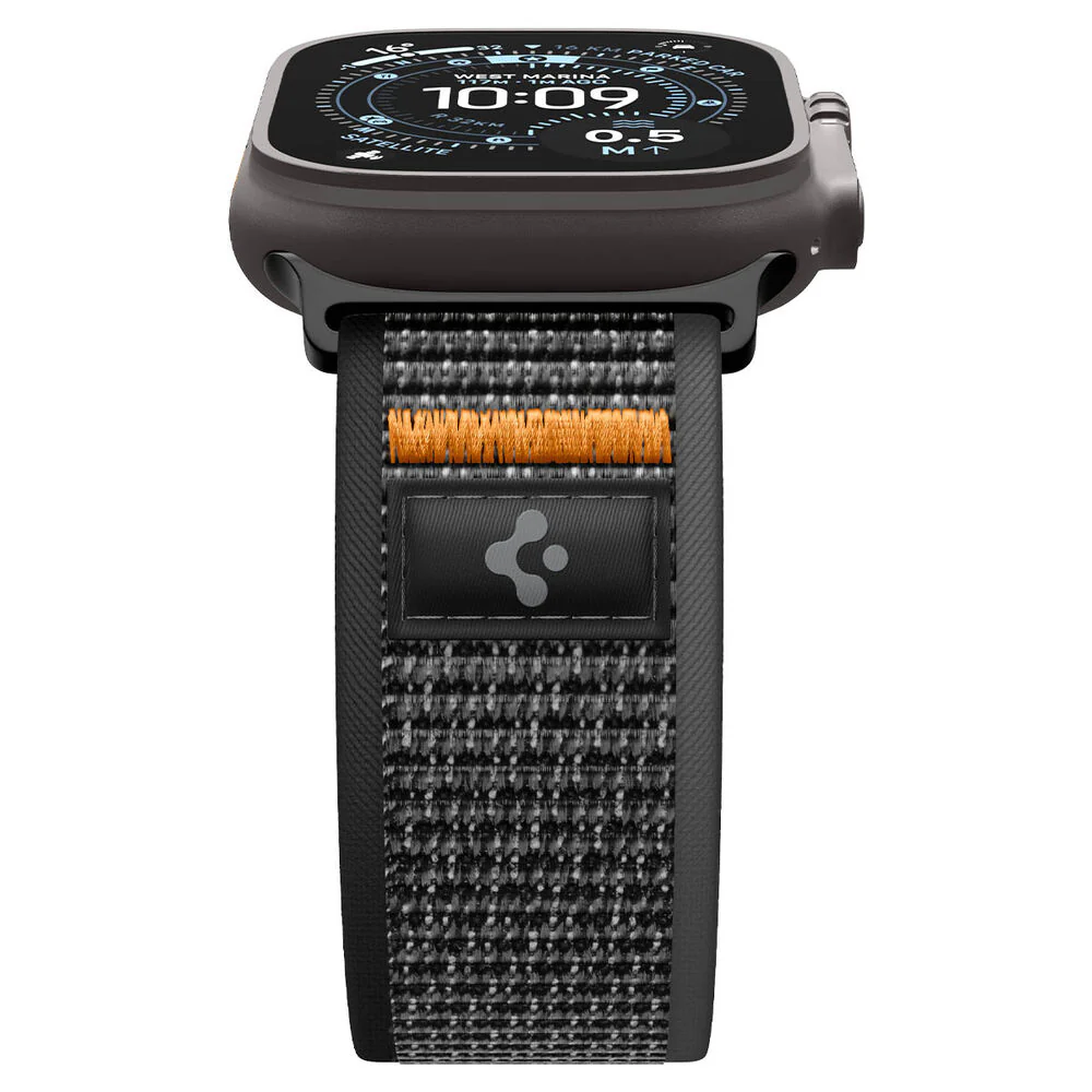 Spigen Apple Watch 42-49mm Athlex Air 2 Wristband (Active Black Orange) - Image 6