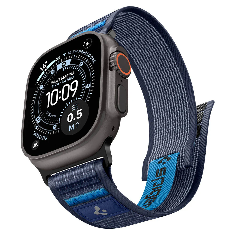 Spigen Apple Watch 42-49mm Athlex Air 2 Wristband (Active Navy Blue) - Image 2