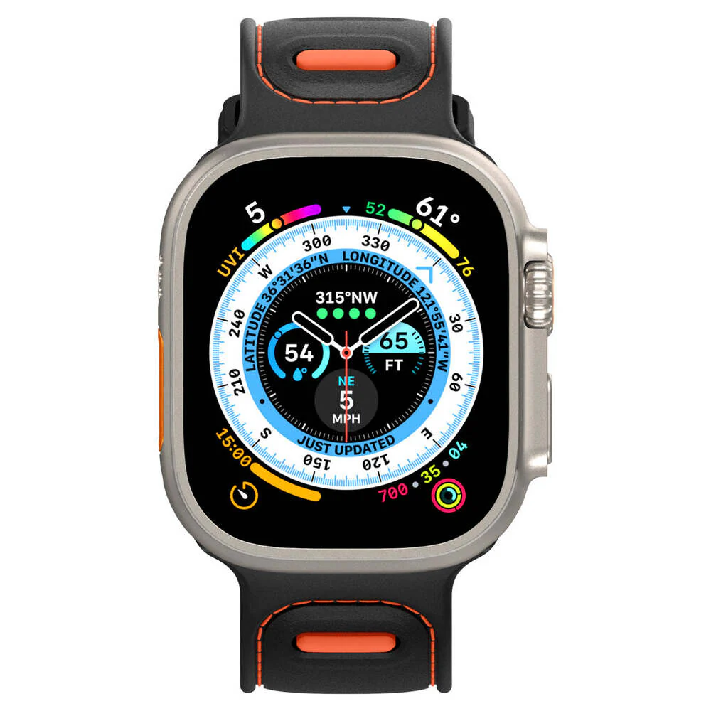 Spigen Apple Watch 42-49mm Athlex Wristband (Active Orange) - Image 6