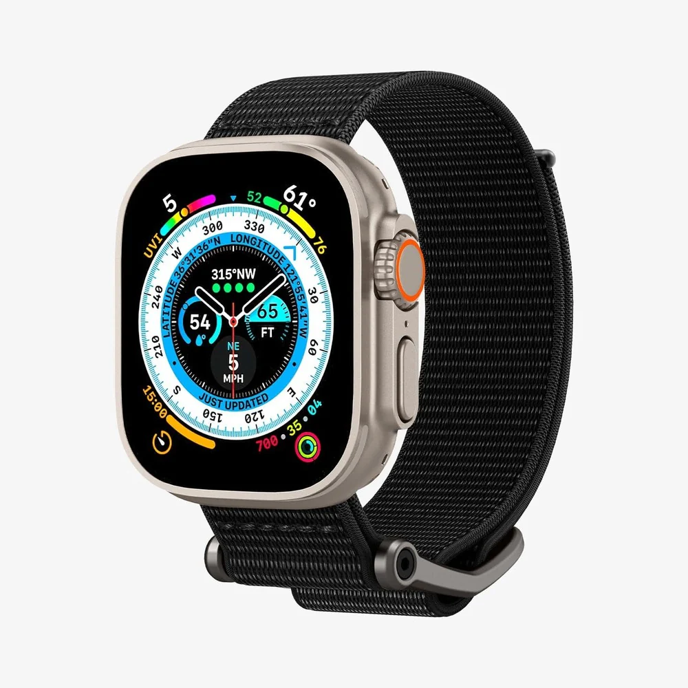 Spigen Apple Watch 42-49mm DuraPro Flex Wristband (Black) - Image 2