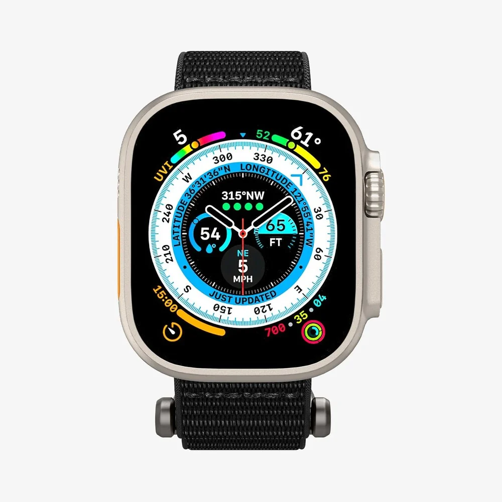 Spigen Apple Watch 42-49mm DuraPro Flex Wristband (Black) - Image 3