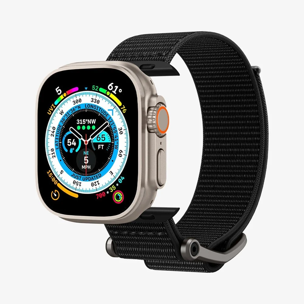 Spigen Apple Watch 42-49mm DuraPro Flex Wristband (Black) - Image 5