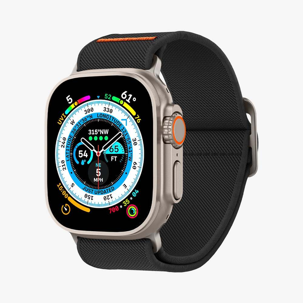 Spigen Apple Watch 42-49mm Lite Fit Ultra Wristband (Black) - Image 3
