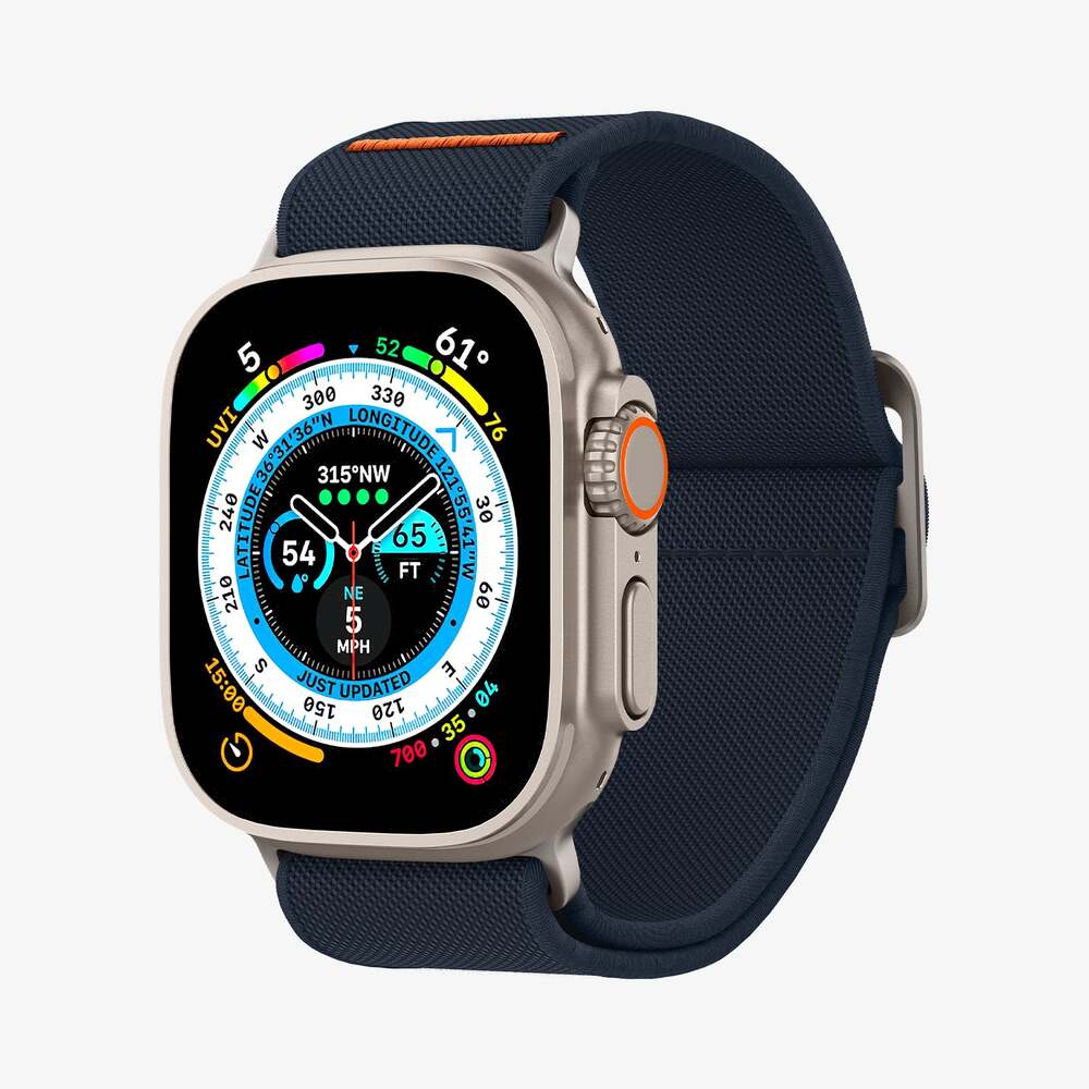 Spigen Apple Watch 42-49mm Lite Fit Ultra Wristband (Navy) - Image 4